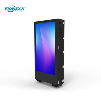 Καλή τιμή Σταθμός λεωφορείου 75 ιντσών Ψηφιακή σήμανση διπλής όψης Ψηφιακή οθόνη IP65 σε απευθείας σύνδεση