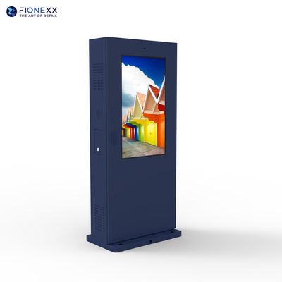 Καλή τιμή IP55 Ραθμισμένη ατμοσφαιρική ρύπανση 43 ιντσών Διπλής πλευρικής εξωτερικής ψηφιακής οθόνης ΝΑΝΟ σε απευθείας σύνδεση