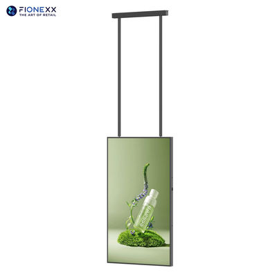 Καλή τιμή 49 ιντσών υψηλής φωτεινότητας κρεμασμένη μονόπλευρη οθόνη παράθυρου LCD με απεικόνιση πορτρέτου και τοπίου σε απευθείας σύνδεση