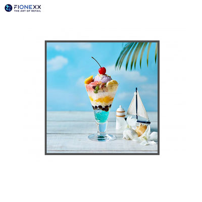 Καλή τιμή 22 ιντσών 500 νιτ Slim Square LCD οθόνη τοίχος τοποθετημένη ψηφιακή σήμανση σε απευθείας σύνδεση