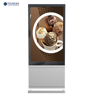 Καλή τιμή Υπερ λεπτή ψηφιακή σήμανση Κιόσκι διπλής όψης LCD διαφημιστικός παίχτης κατακόρυφο τοτέμ σε απευθείας σύνδεση