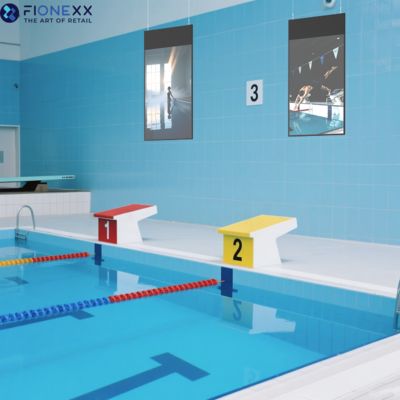 Καλή τιμή 49 ιντσών κρεμασμένες οθόνες ψηφιακής σήμανσης διπλής όψης 700 νιτ σε απευθείας σύνδεση