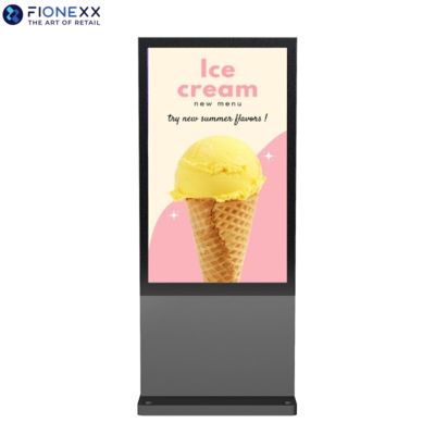 Καλή τιμή 800-2500cd/M2 Υψηλή φωτεινότητα εξωτερικό ψηφιακό τοτέμ 55 ιντσών Προφίλ αλουμινίου σε απευθείας σύνδεση