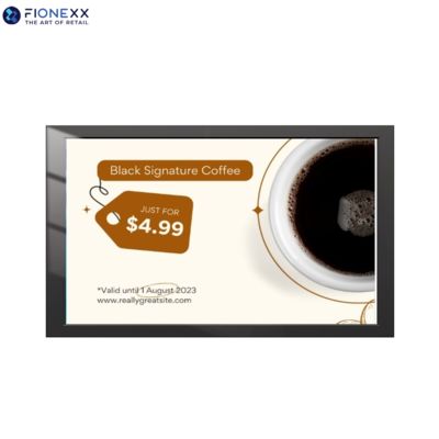 Καλή τιμή 75 ιντσών Black AD Board Εξωτερική ψηφιακή σήμανση χωρίς ανεμιστήρα σε απευθείας σύνδεση