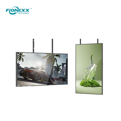 55 ιντσών Android Board Slim Bezel OD10 υψηλής φωτεινότητας κρεμασμένη μονόπλευρη οθόνη που βλέπει το παράθυρο