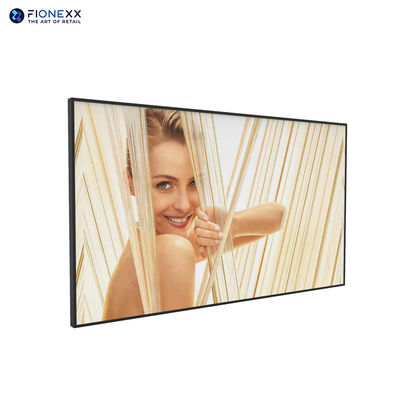 QLED Αλουμινίου πλαισίου 55 ιντσών LCD οθόνη τοίχου ψηφιακή διαφήμιση οθόνη