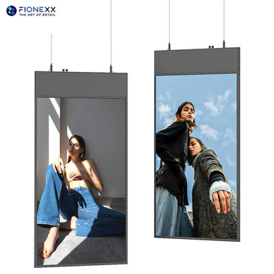 55 ιντσών x 2 μεγέθους φωτεινή οθόνη LCD για λιανικούς και εμπορικούς χώρους