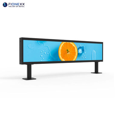Διπλό πλευρικό 24 ιντσών τεντωμένο μπαρ LCD 1920x360 στυλ banner