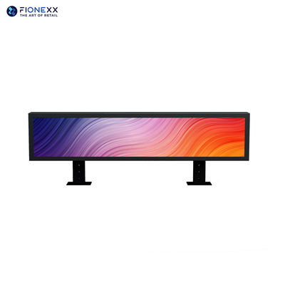 Διπλή οθόνη επικεφαλίδας σήμανση LCD οθόνη 57.4 ιντσών Εμπορική ποιότητα