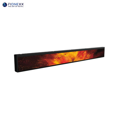 Ορθολογισμένη 23.1inch τεντωμένη μπάρα LCD οθόνη ράφι Edge LCD πάνελ