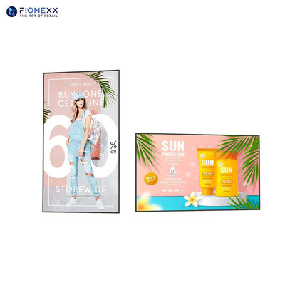 43 ιντσών Ultra Thin LCD οθόνη εσωτερική ψηφιακή σήμανση 20mm πάχος
