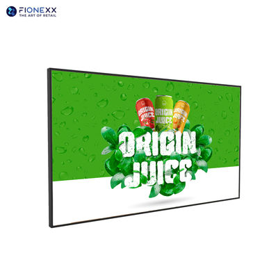 QLED 4K 65 ιντσών LCD οθόνη τοίχος τοποθέτηση LCD πάνελ 700nits φωτεινότητα