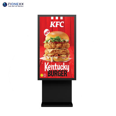 IP66 Drive Through Digital Signage 55 ιντσών εξωτερικό πίνακα μενού
