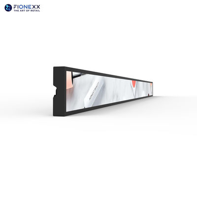 Android Λύση Επεκτεινόμενη μπάρα οθόνη LCD για προσαρμοσμένη διαφήμιση στο ράφι λιανικού καταστήματος