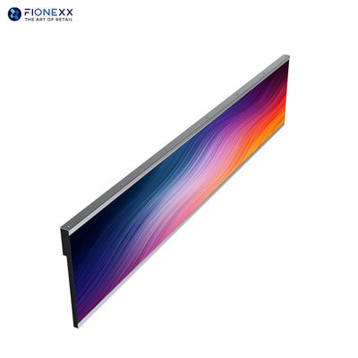 Εικόνα οθόνης LCD στην επιφάνεια του ράφους Εικονικά σούπερ μάρκετ Εικονικές οθόνες LCD διάταξης