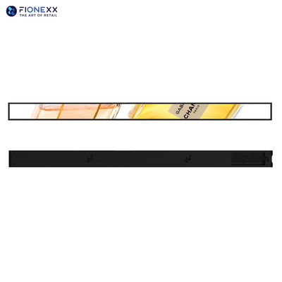 23.1 ίντσες Επεκτεινόμενη μπάρα LCD οθόνη Ψηφιακή επιφάνεια στην άκρη του ράφου Δείχνει WiFi Υποστήριξη Διαφήμιση μέσων ενημέρωσης