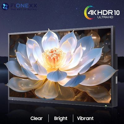 43-55 ιντσών 2k 4K Crystal LED Smart Lcd Tv Υδροσβεστή IP55 Εξωτερική τηλεόραση