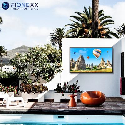 Καλή τιμή Πλήρης ηλιοφάνεια IP55 Ανερόπλεκτο QLED τηλεοπτικό εμπορικό 2000nit 3500nits 4k τηλεόραση HD 43 49 55 ιντσών All Metal Housing εξωτερική τηλεόραση σε απευθείας σύνδεση