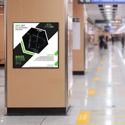 1Διάφραση LED με Δίκτυο WIFI Android OS HDM1 Εισαγωγή για Διαφήμιση Art Gallery