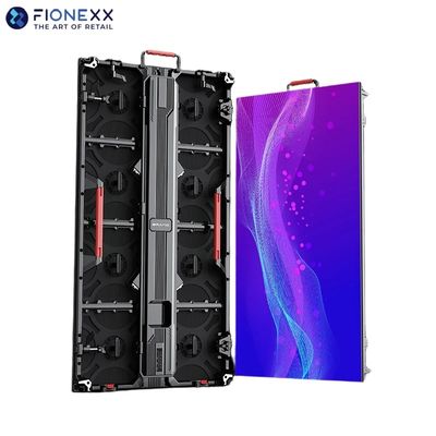 Υψηλή φωτεινότητα P5 εξωτερική οθόνη LED οθόνης IP65 ανθεκτικό γωνιακό LED τοίχωμα για διαφήμιση