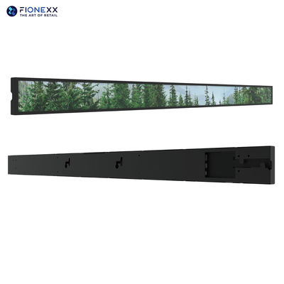 Εικονική οθόνη διαφήμισης LCD Ultra Wide Shelf Android Infrared Touch Τύπος διάταξης μπαρ για κατάστημα λιανικής πώλησης σούπερ μάρκετ
