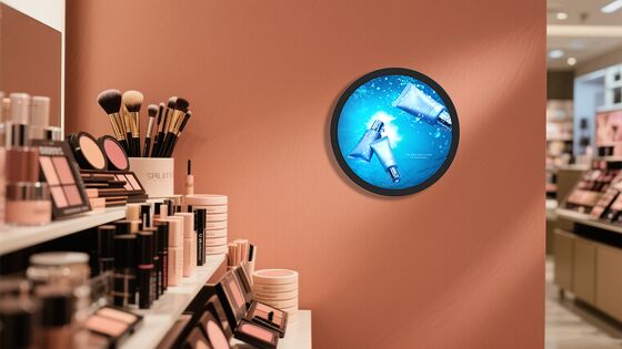 Καλή τιμή 5 ιντσών κυκλική οθόνη LCD ψηφιακή οθόνη για καταστήματα λιανικής HD ανάλυση σε απευθείας σύνδεση