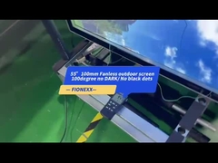 800-2500nits Πίνακας διαφήμισης LCD 55 ιντσών Εμπορική οθόνη Προφίλ αλουμινίου