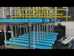 Ηλεκτρονική οθόνη LCD με τεντωμένη μπάρα για σούπερ μάρκετ