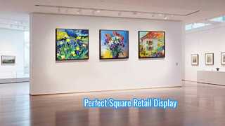 1:1 Τέλεια όραση τετράγωνη οθόνη LCD